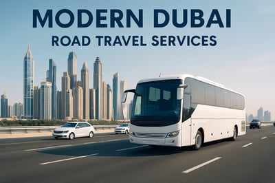 Modern Dubai road travel services